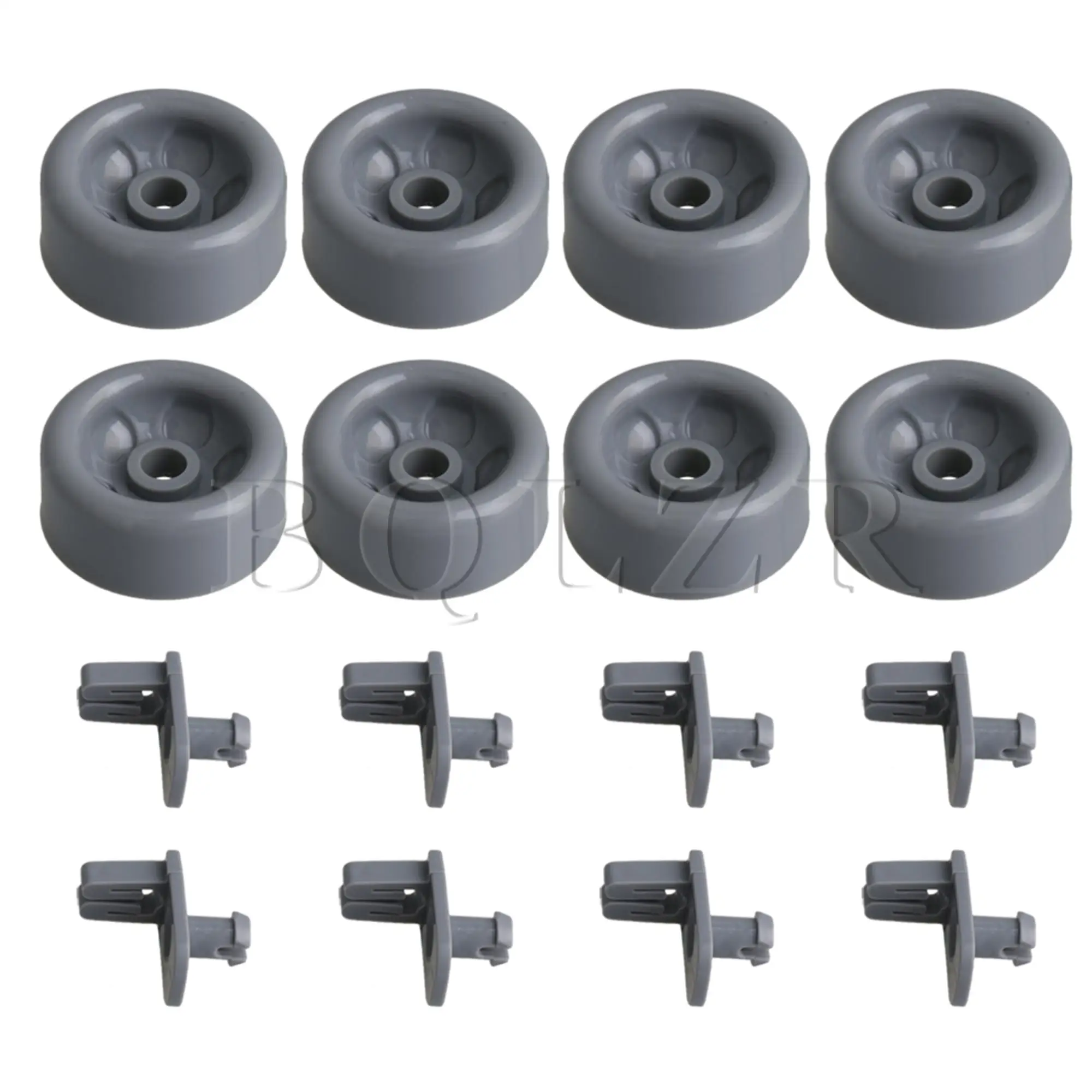 BQLZR 8 Pieces WD35X21041 Dishwasher Lower Rack Roller Wheel Replacement Part