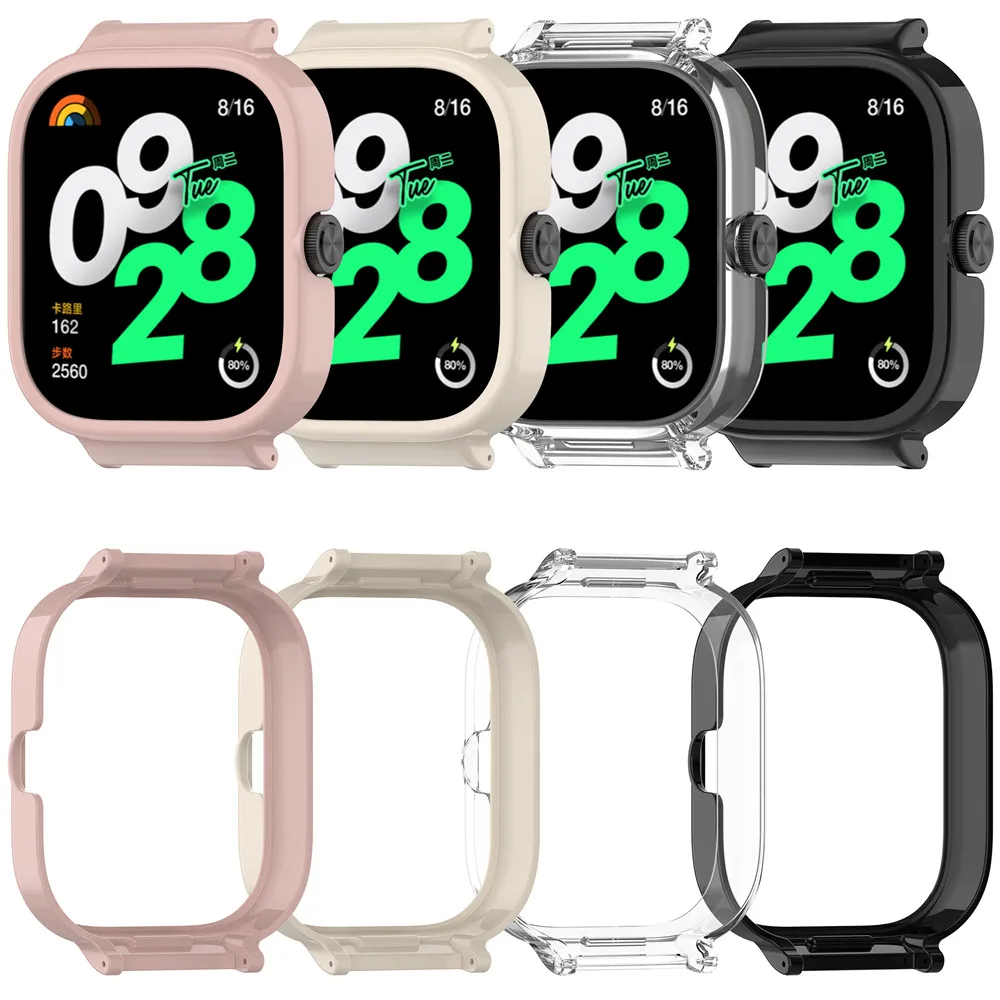 

Аксессуары для умных часов Redmi watch 4 с рамкой, тонкие защитные аксессуары из высококачественного поликарбоната с половинной обмоткой для ремешка 20 мм