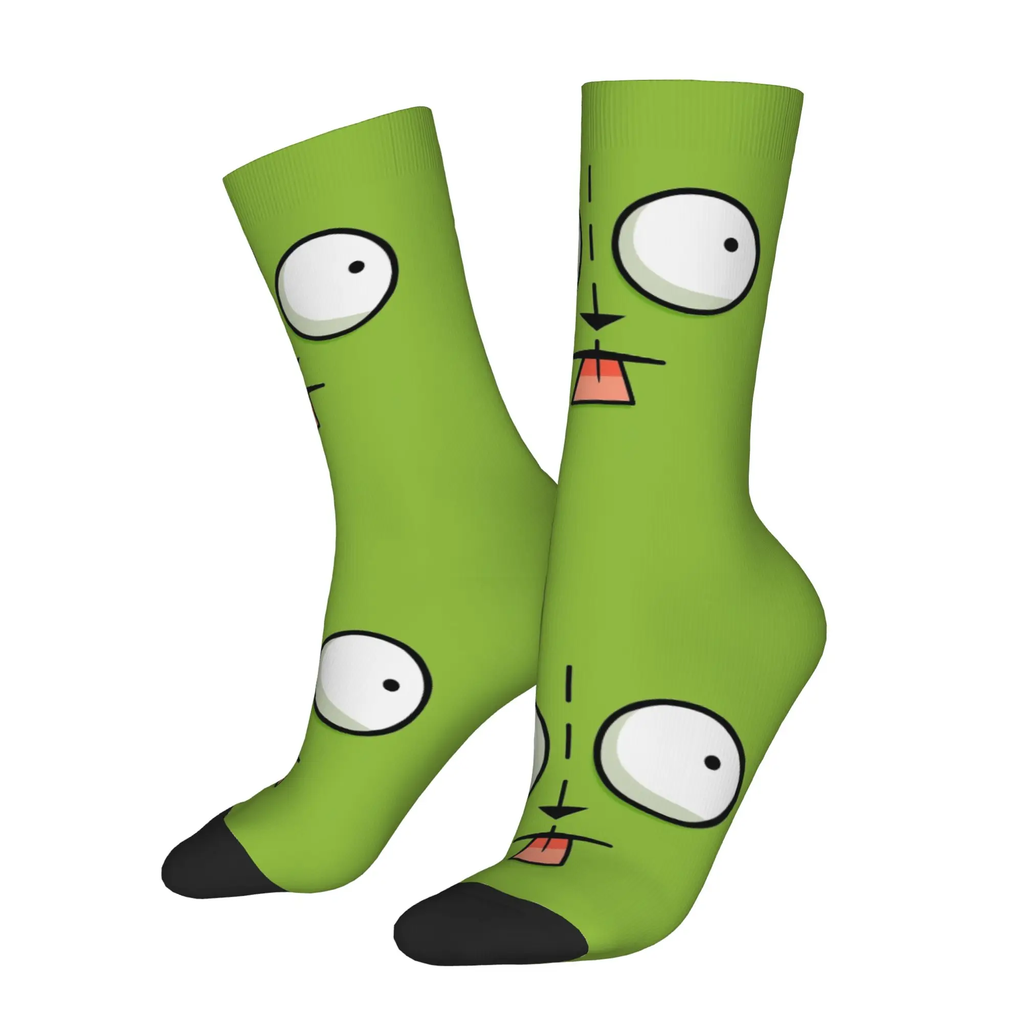 Winter Warm Fashion Unisex Invaders Zim Gir Socks  Breathable Soccer Socks