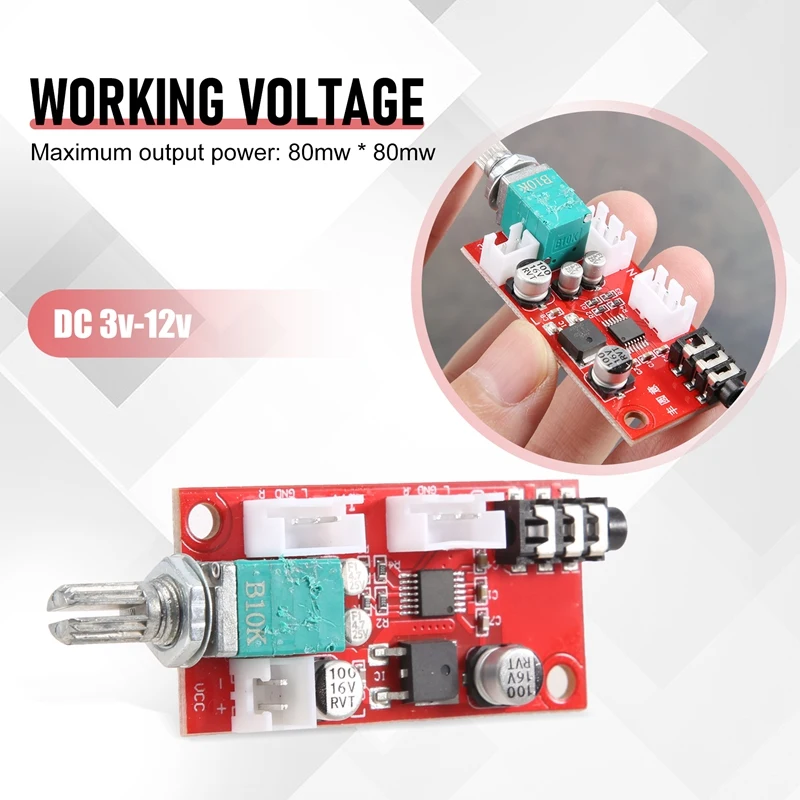 Headphone Amplifier Board MAX4410 Miniature Amp Can Be Used As A Preamplifier Instead Of NE5532