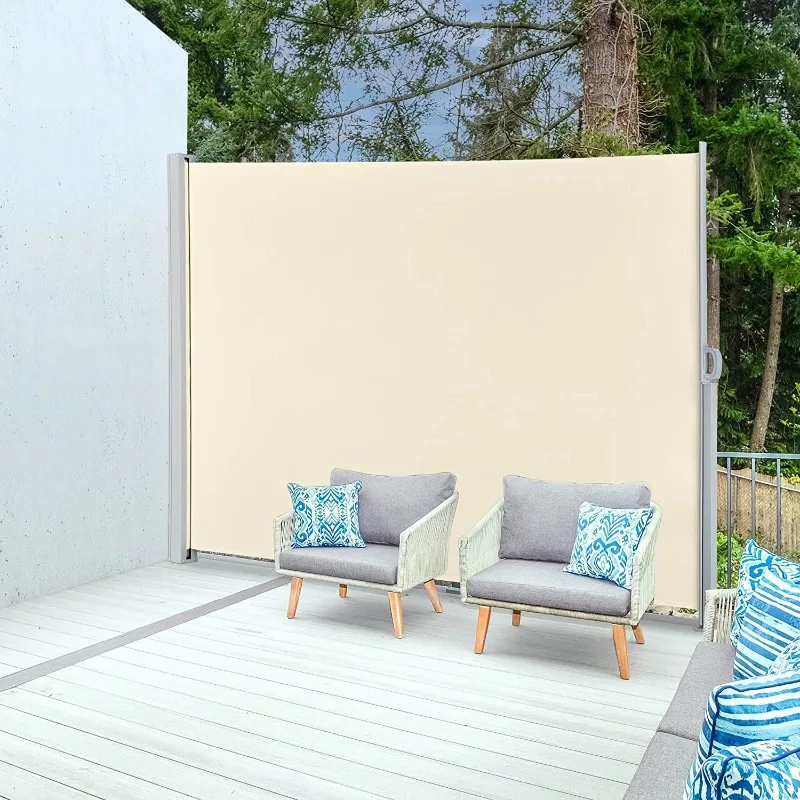 Outdoor Folding Privacy Screen  UV Blocking Sun Shade for Garden Patio & Office  Portable Room Divider Long 3-5m
