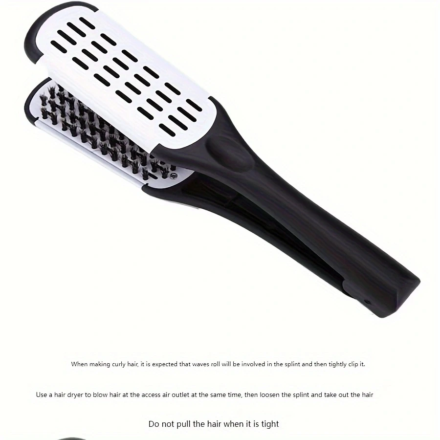 Multi Functional Bristle Clipper Hair Straightener Dual-Purpose Hair Straightener Hair Comber