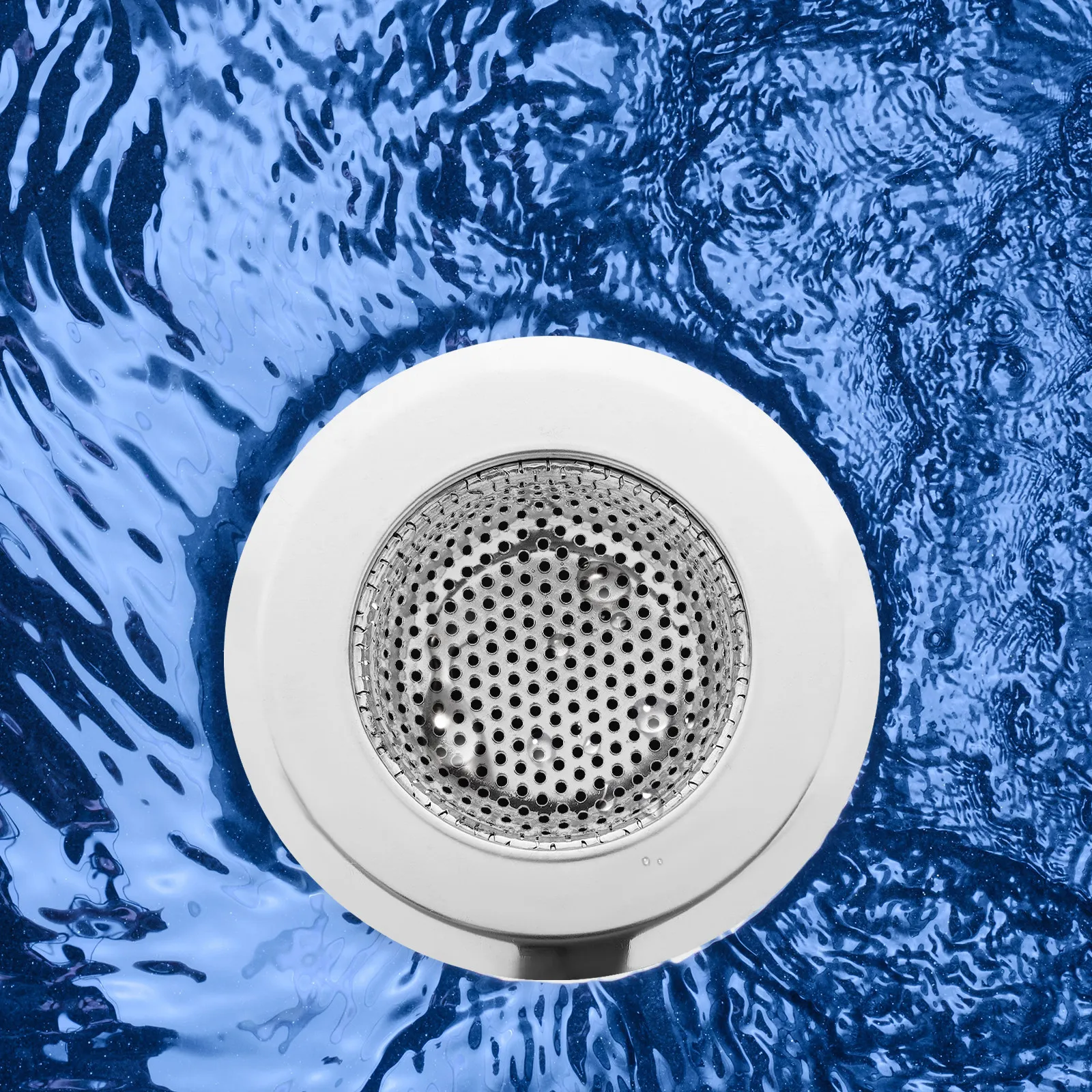 Stainless Steel Hair Catcher for Sink, Shower, Floor Drain – 2pcs Easy-Clean Mesh Filter Stopper