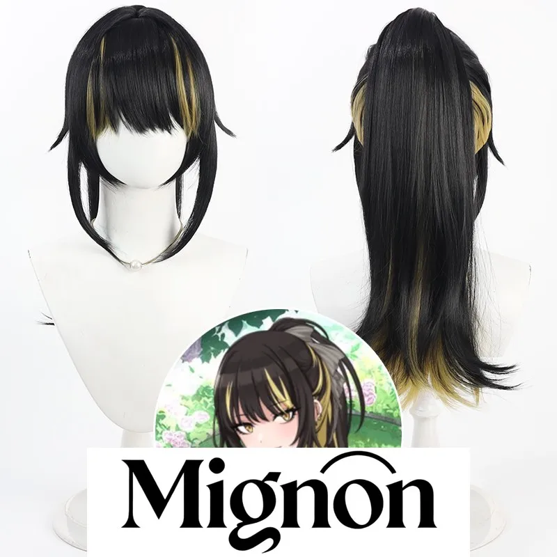 

The Idolmaster Shiny Colors Ikaruga Ruka cosplay wig detachable high ponytail Halloween gift