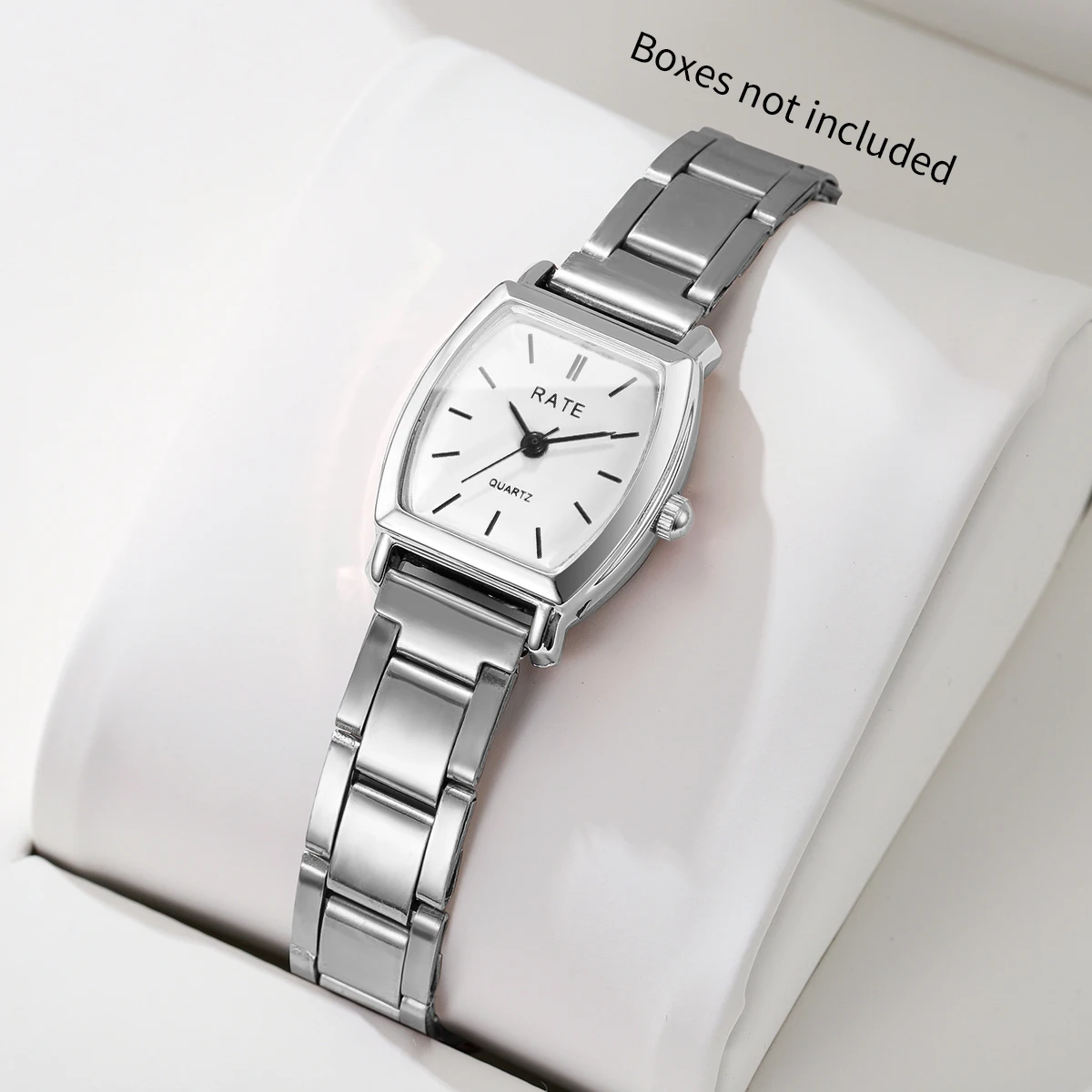 

Элегантные женские кварцевые часы с маленьким циферблатом, серебряный ремешок из сплава, женские наручные часы Reloj Mujer, часы для девочек (без коробки)