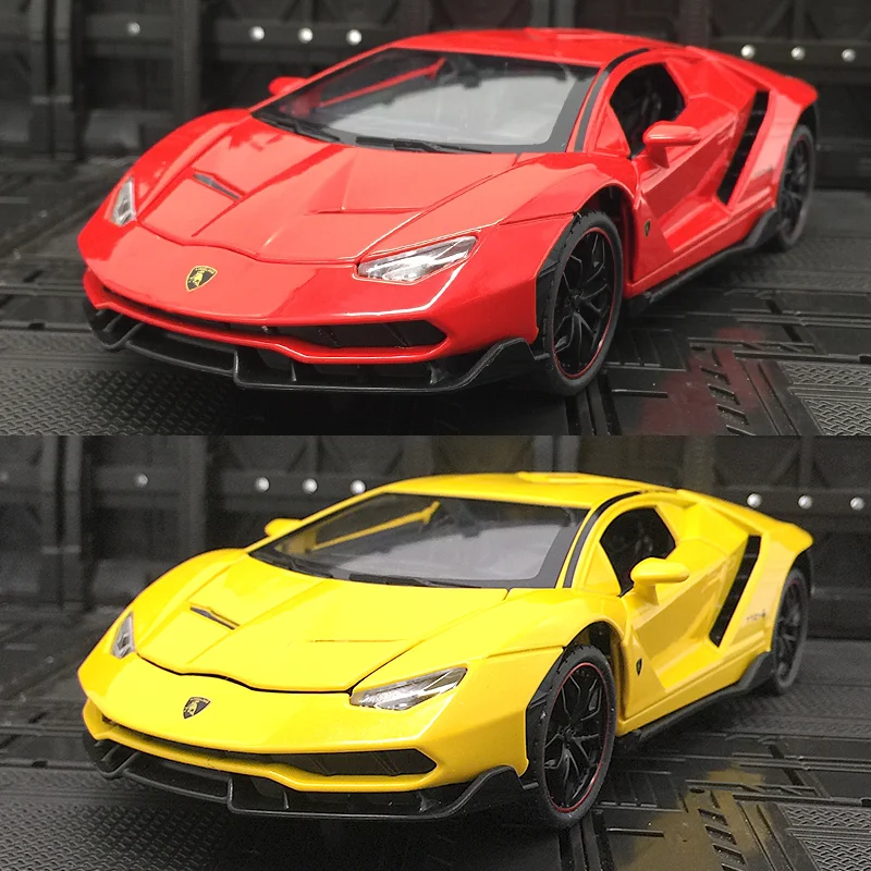 1:24 Lamborghini LP770 alloy car model, doors and engine hood, trunk can be opened  rich details, fine workmanship