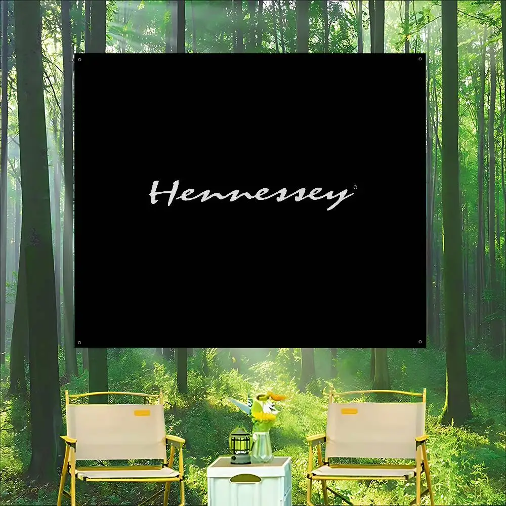 Bandera DIY de H-Hennessy Brandy para fotos de grupo familiar, decoración para sala de estar, hogar, dormitorio, decoración artística de pared, pancarta decorativa