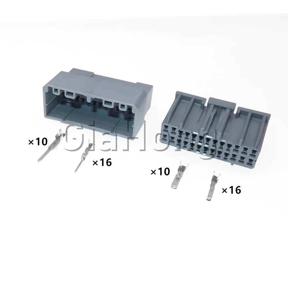 1 Set 26 Ways 917992-6 AC Assembly Automobile Unsealed Socket 917992-2 178801-6 Car Composite Connector Auto Wire Cable Plug