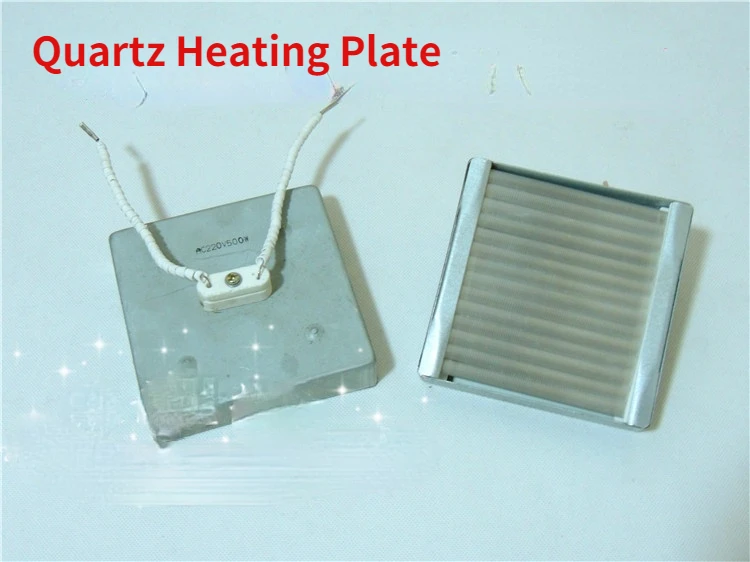 

1Pcs Quartz Heating Plate for Vacuum Forming Machine Quartz Electric Heating Plate Glass Heater 120*120MM