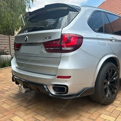For BMW X5 F15 M50i/M Sport 2013-2017 Gloss Black M Performance Style Rear Bumper Splitter Lip Rear Diffuser Bodykits Tuning