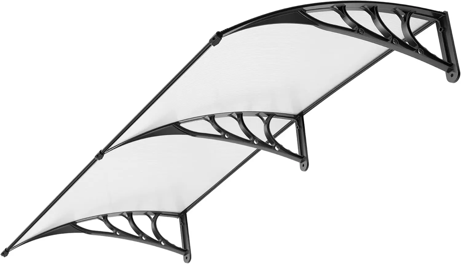 Polycarbonate Window Door Awning Transparent 38 Inch x 78 Inch