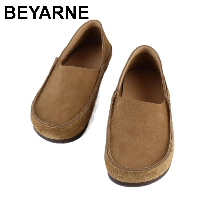 

Мокасины из искусственной кожи для пожилых людей, обувь для мам, обувь из натуральной кожи большого размера