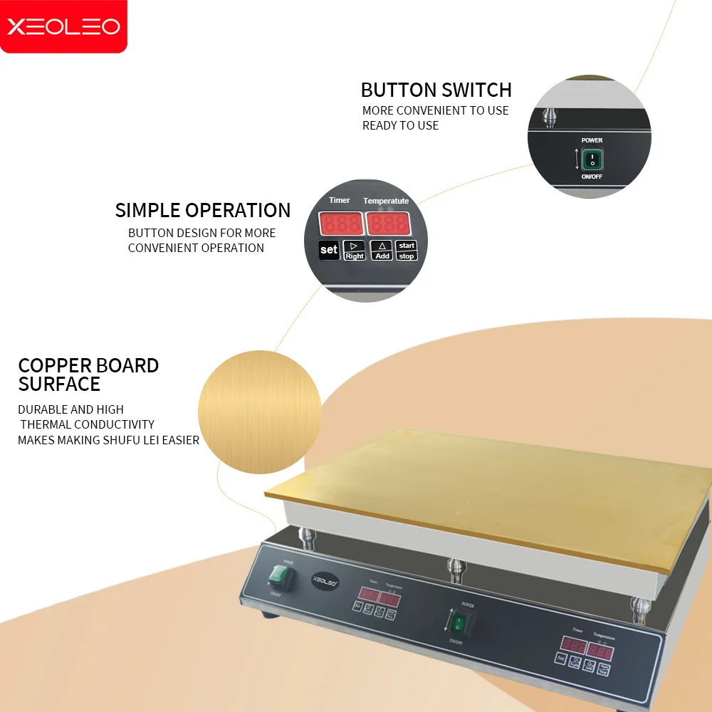 XEOLEO Commercial Digital Display Souffle Maker Machine 2500W Fluffy Japanese Souffle Pancakes Maker Souffle Fluffy  Machine