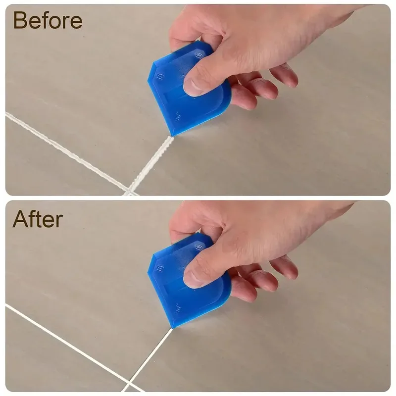 4-Piece Silicone Caulking Tool Set - Versatile, Easy Clean-up, & Professional Sealant Spreading