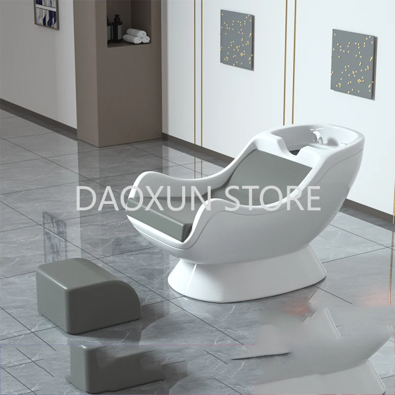 Water Circulation Shampoo Chair Ergonomics Shower Head Hair Salon Equipments Chair Luxury Shampouineuse Salon Furniture MQ50SC