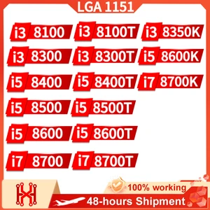 i3 8100 8300 i5 8400 8500 8600 i7 8700 i3 8100T 8300T i5 8400T 8500T 8600T i7 8700T 8350K 8600K 8700K 8700K Core 8e Gen pour LGA 1151 10 meilleures ventes i3 8350k - No 2