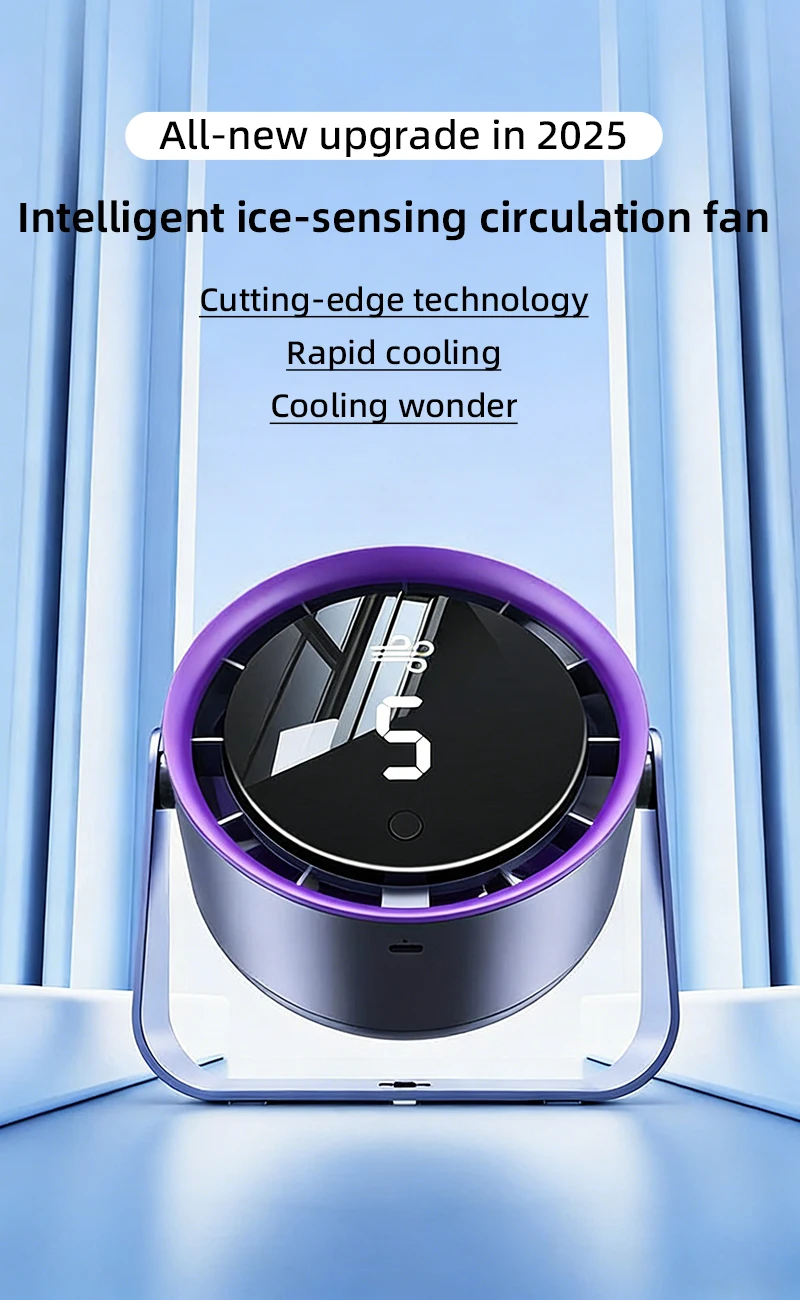 Cordless Wall Mount Fan USB Rechargeable 90° Tilt Quiet Desk Air Circulator Portable No Drill Fan for Home Office