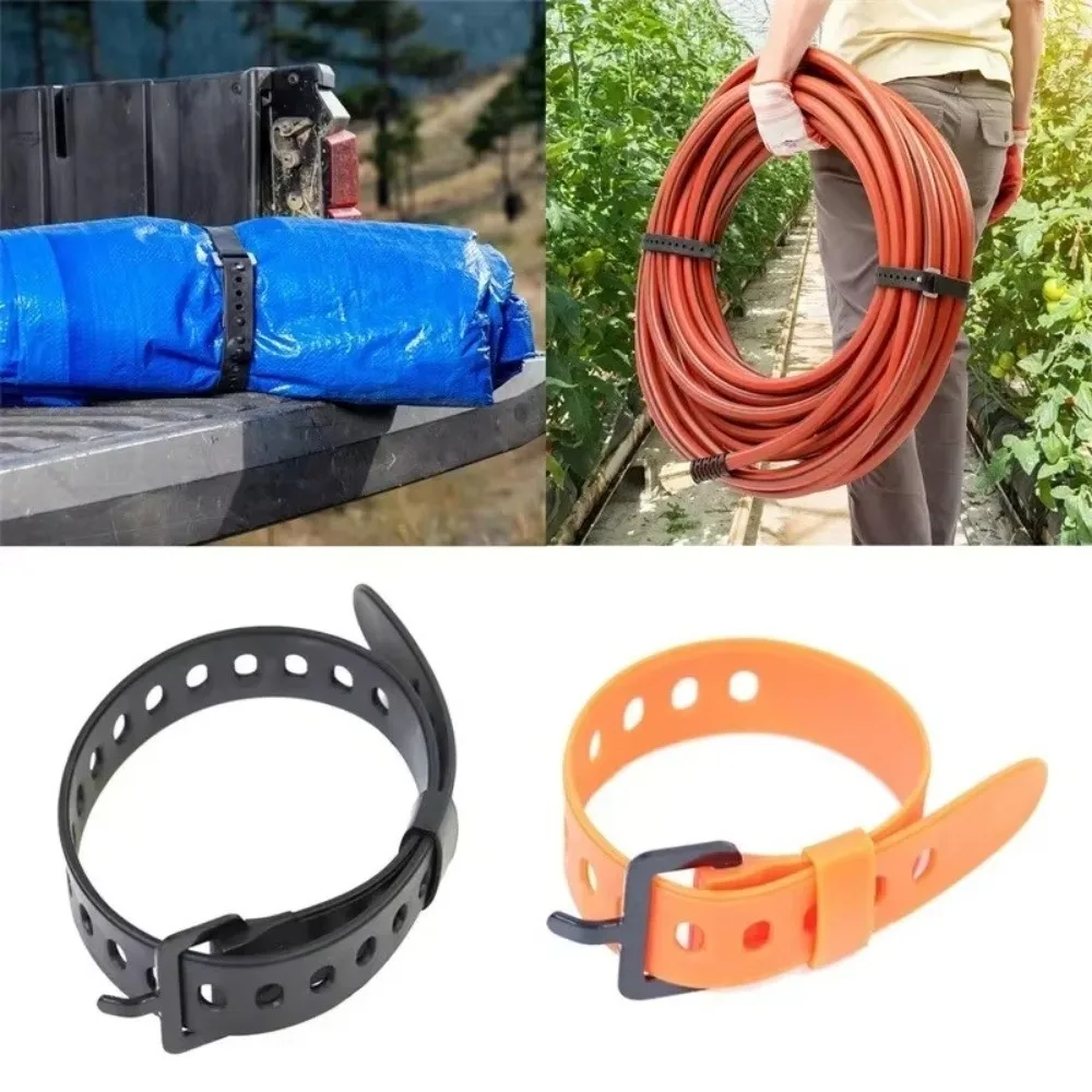 Reusable Rubber Tension Strap Reusable Adjustable Luggage Bundling Strap Quick Release Tool 35/45/55cm Cargo Tie-Down Strap
