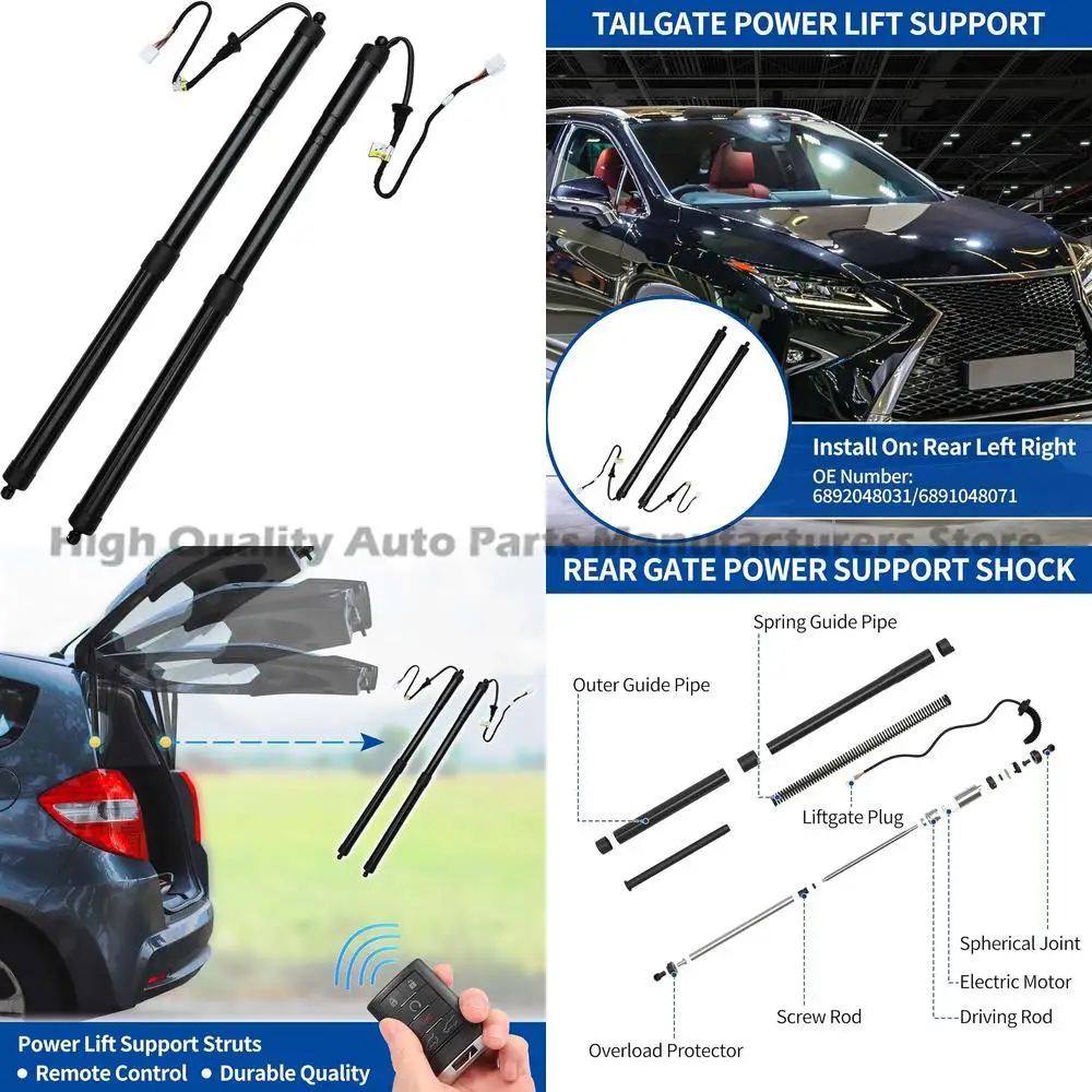 

For One Pair For Lexus RX 350 450h BASE 2016-2021 Liftgate Power Hatch Shock Strut No 6892048031 6891048071 Electric Trunk Power