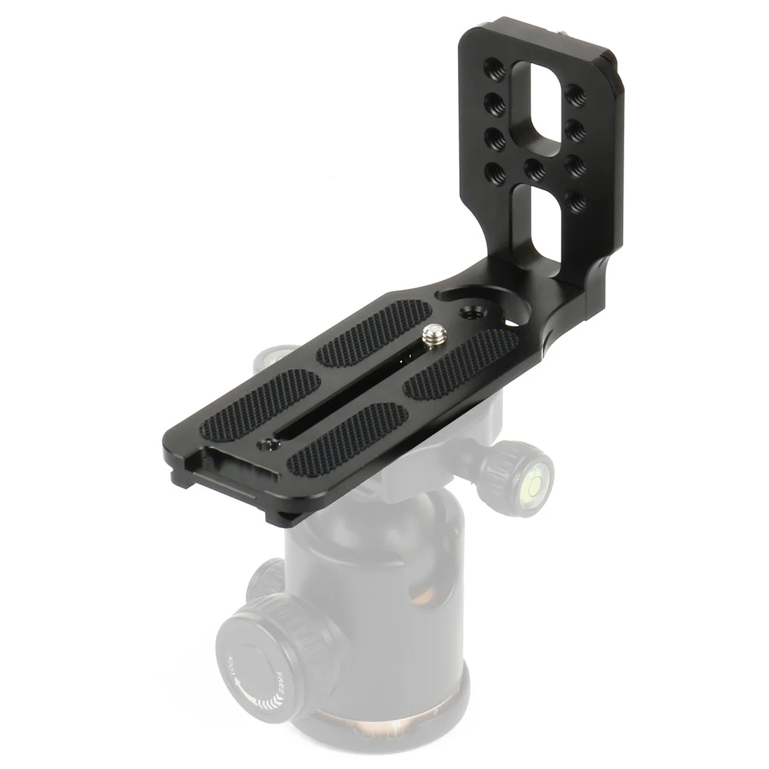 Kamera L Halterung Schnellwechselplatte 1/4" Schraube Schweizer vertikale Filmvideo für Nikon Canon Sony Fuji DSLR Kamera Stativ Kugelkopf – Detail 7
