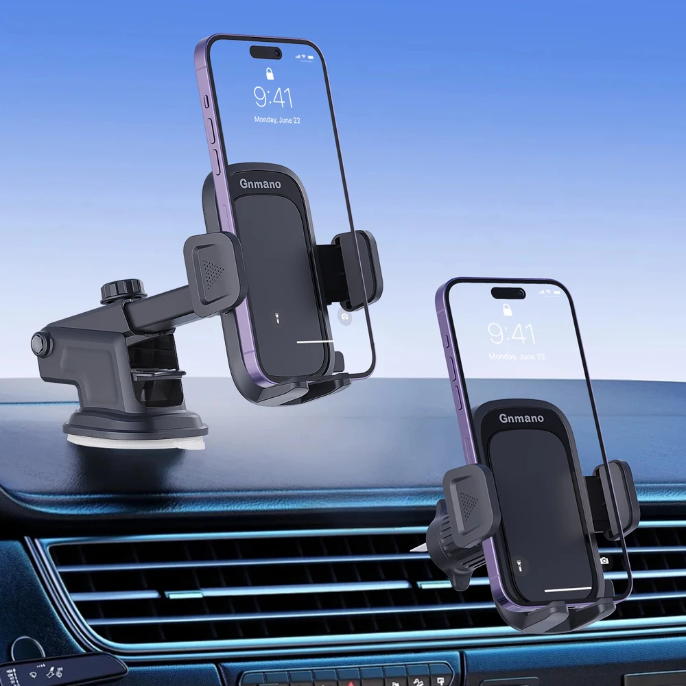 

Автомобильный держатель для телефона, крепление на подставку, мощная присоска для приборной панели, лобовое стекло, вентиляционное отверстие, аксессуары, автомобильный для смартфона IPhone 16