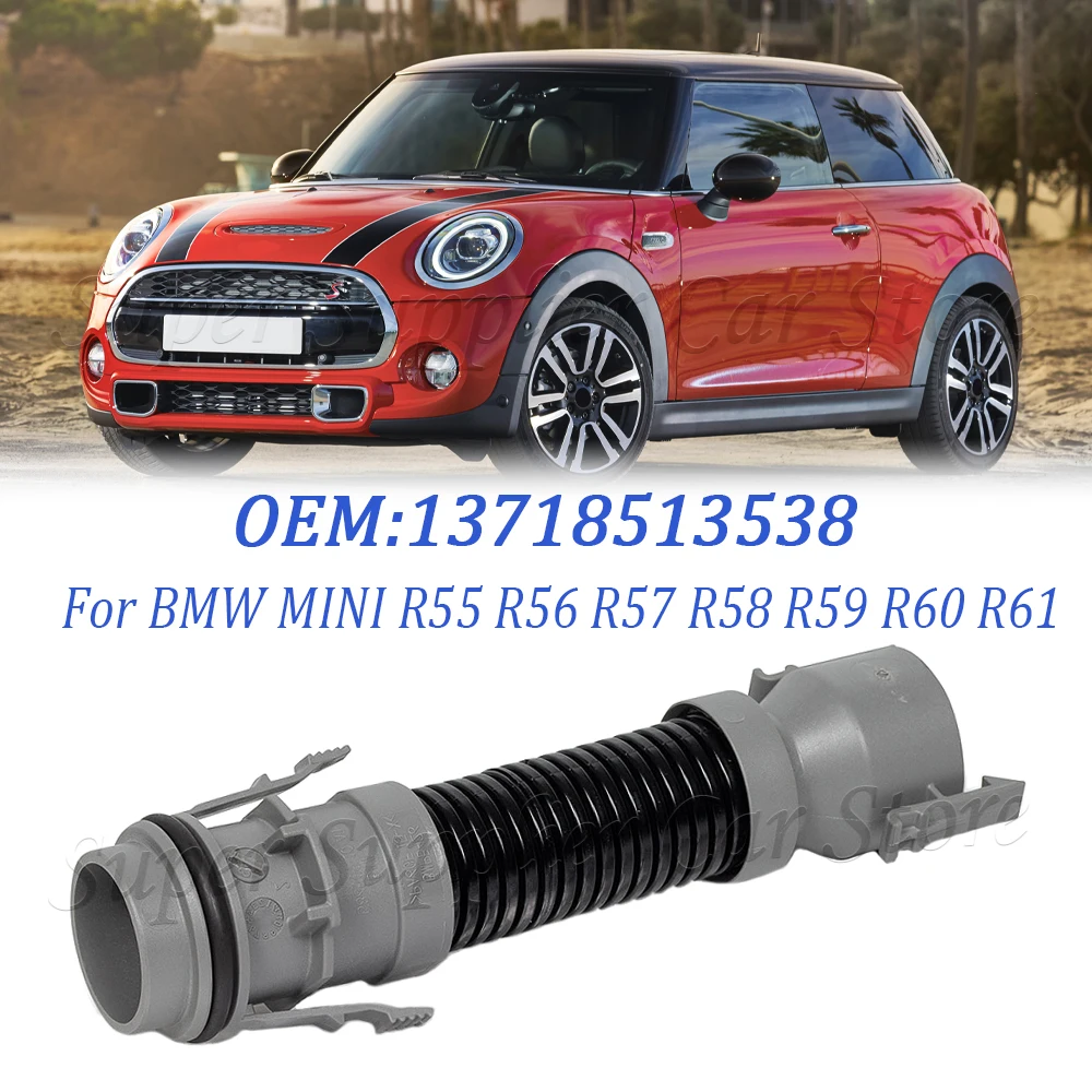 1PC Air Intake Breather Pipe Hose Rocker / Cam Cover For BMW MINI R55 R56 R57 R58 R59 R60 R61 Filtered Air Pipe 13718513538