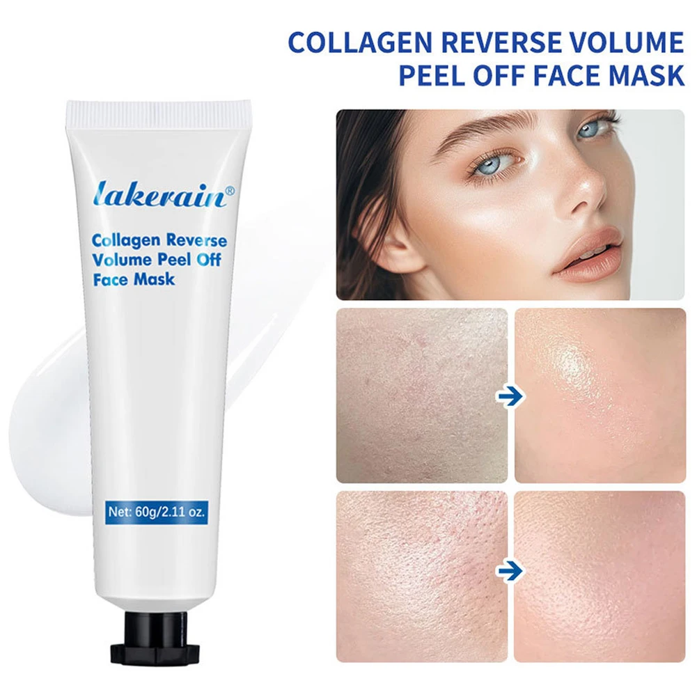 Collagen Peel Off Face Glow Mask Rejuvenation Moisturizing Brightening Korean Face Mask Make Glowy Skin Elasticity Facial Mask