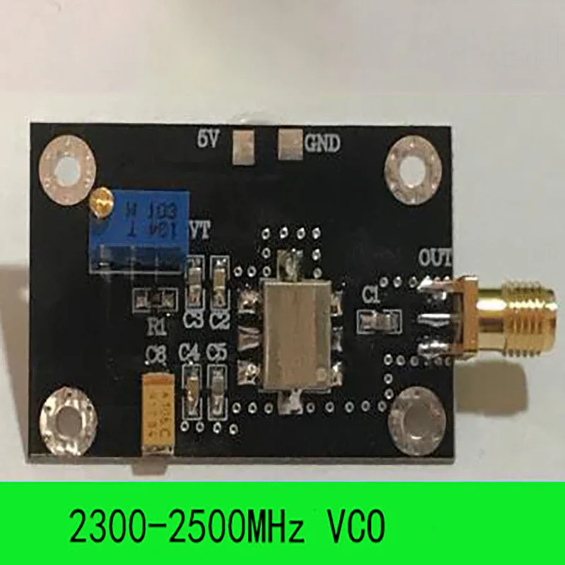 

2.4G Microwave RF Voltage Controlled Oscillator VCO Adjustable WiFi Band SMA