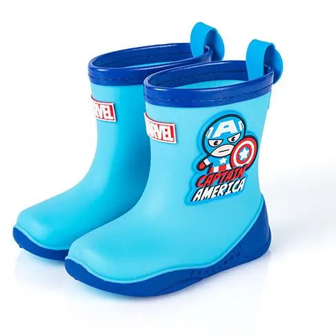 Disney cartoon children frozen boys and girls kids students non-slip  Avenger Spider-Man rain boots water shoes