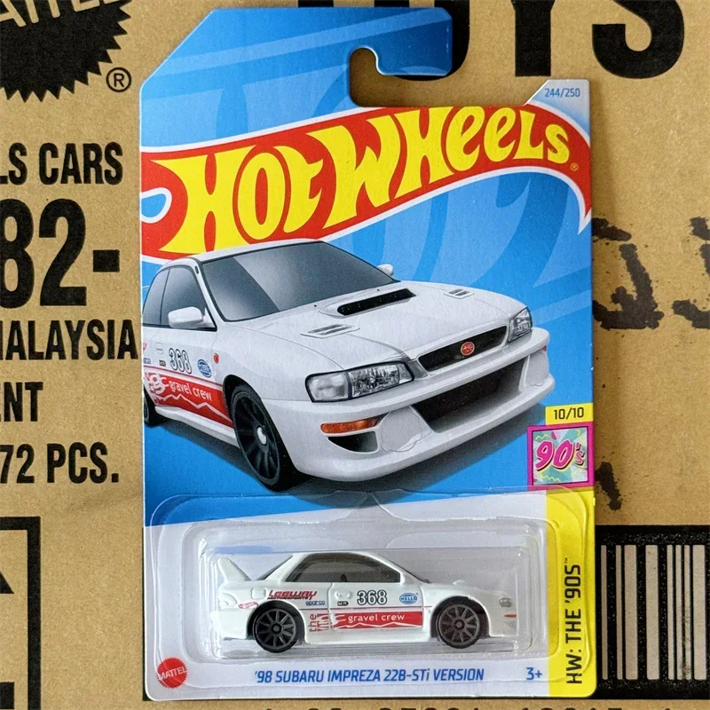 Hot Wheels Toy Car 1:64 Hotwheels Super Car 98 SUBARU IMPREZA 228-STI VERSION And More Birthday Gifts For Boys