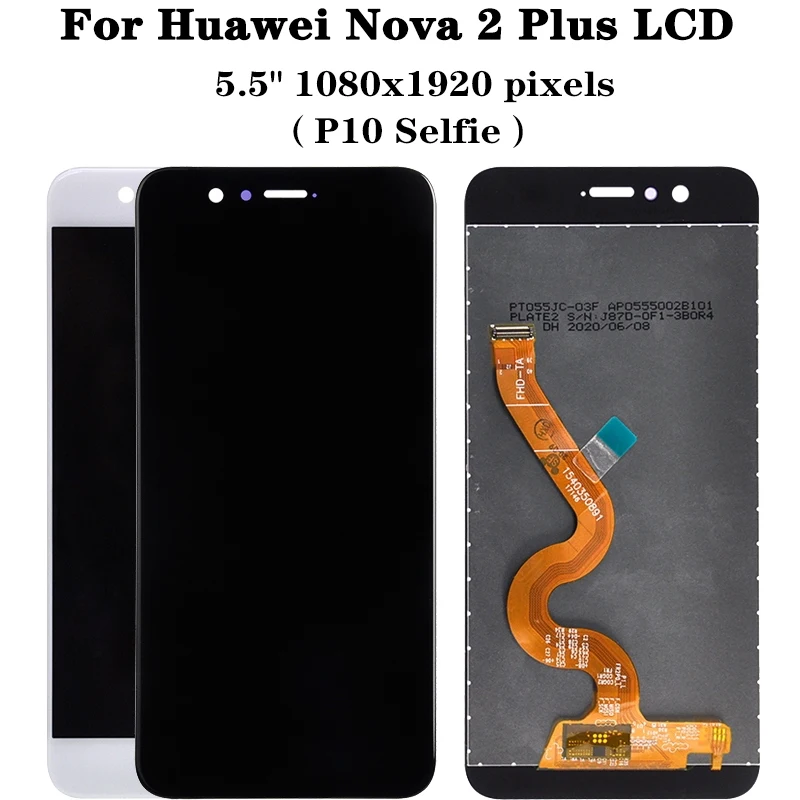 Testé pour Huawei Nova 2 Plus BAC-L23 BAC-L21 BAC-L03 LCD écran tactile Hébergements eur d'assemblage pour Nova2Plus LCD avec cadre