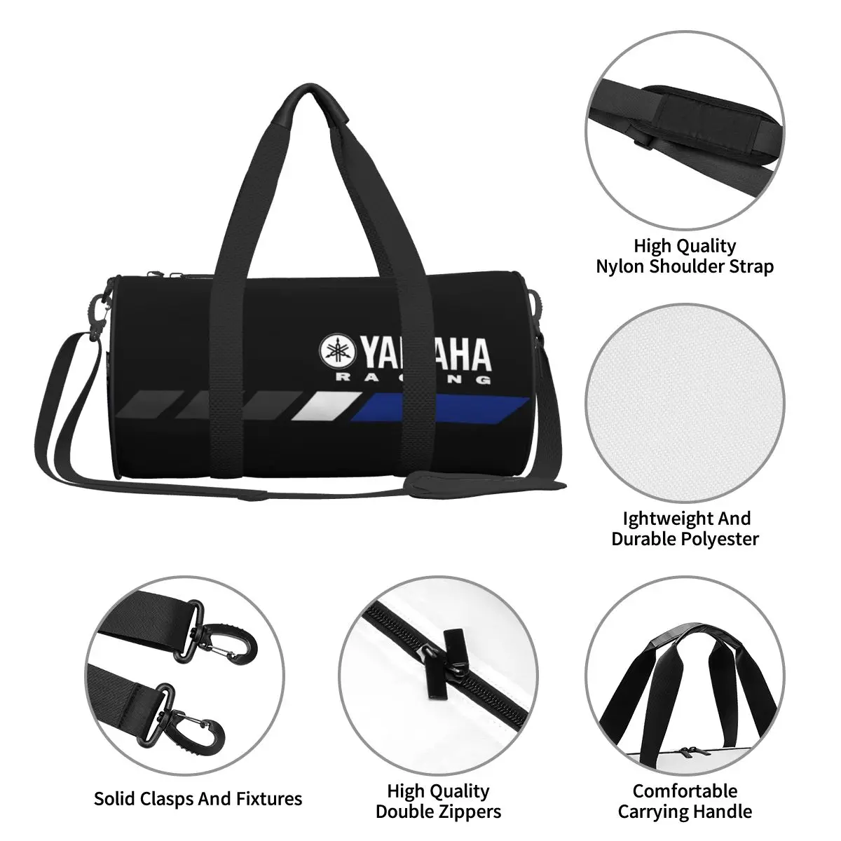 Y-Yamahas Duffel Bag for Men Women Gym Fitness Bags with Pocket for Outdoor Sports