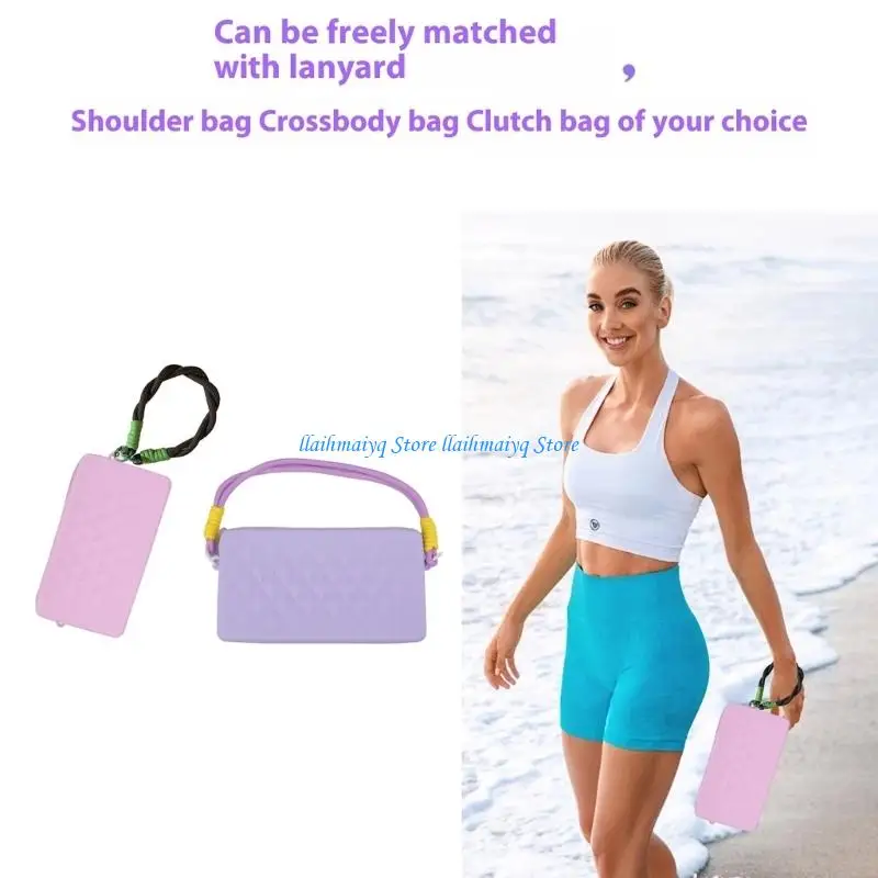 573B Waterproof Silicone Storage Makeup Case Beach Bag Accessories Bags Insert