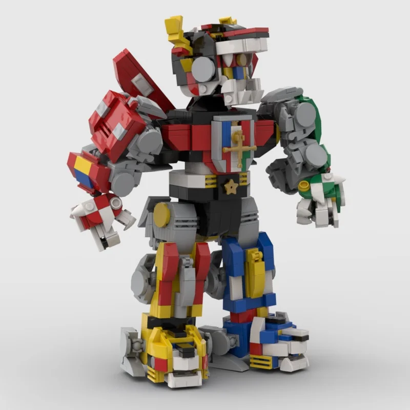 1020 pz MOC 9 Voltron Modello Building Blocks Architettura Assemblare FAI DA TE Idea Creativa Giocattoli Educazione Regali Di Natale Mattoni Per Bambini