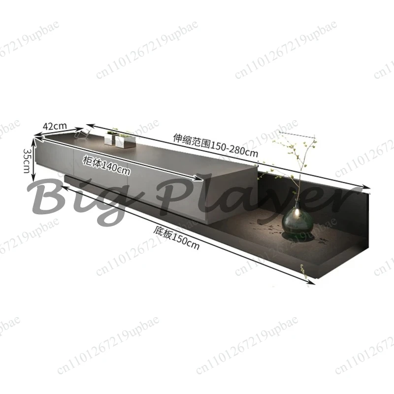 Nordic Modern TV Stand Cabinet, Minimalist Boho Style Space‑Saving TV Console, Living Room Home Furniture