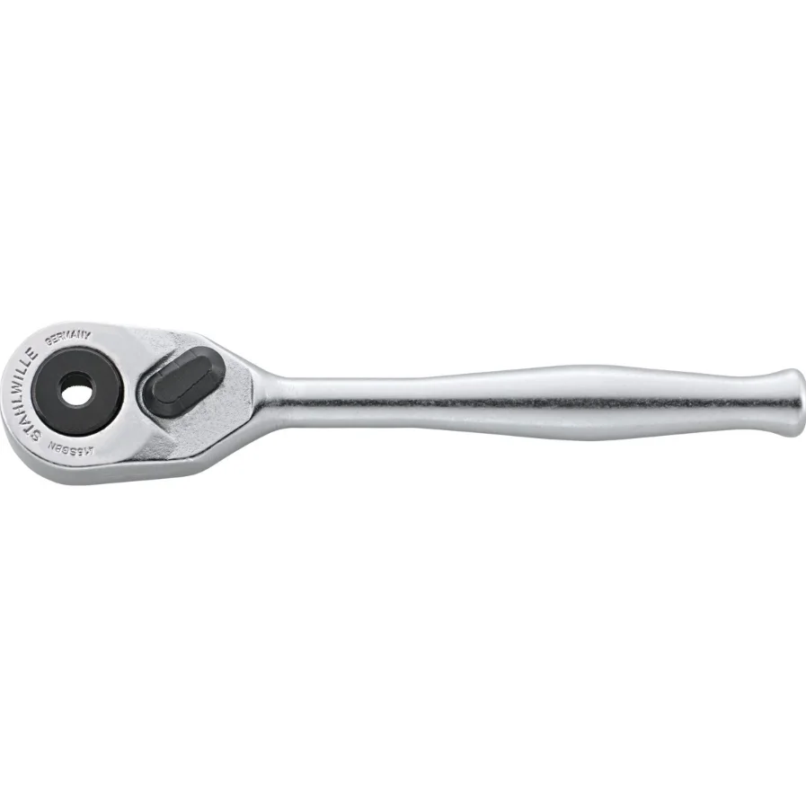 1/4 inch drive ratchet industrial grade OEM tool chrome molybdenum steel C 6.3 E 6.3 80 tooth straight shank 1 year warranty