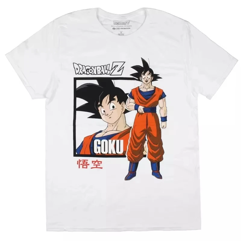 

Crewneck Dragon Ball Y2K Printed Tee Oversized Cotton Retro Pattern Men’s Casual Streetwear Fashion Lightweight Tees