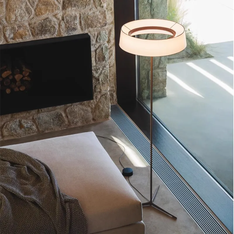 Imagem -02 - Dama-modern Vertical Standing Led Lamp Canto Sala de Estar Villa Salão Quarto Cabeceira Office Decor Simple Decor