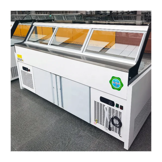 Service Over Counter Cooler For Deli Food Remote Display Counter Cabinet For Deli Food Fruit And Vegetable Beverage Beef Pork