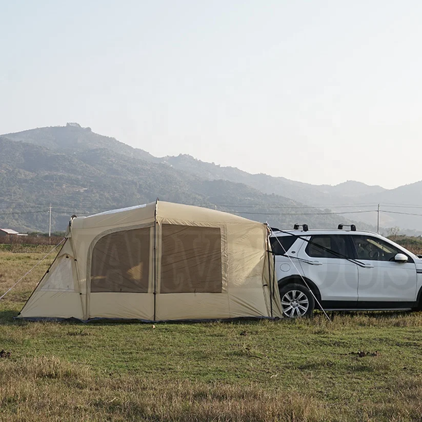 Toldos ultraligeros para furgoneta y camper, tienda de campaña para techo y ducha lateral para acampar en coche, furgonetas y vehículos