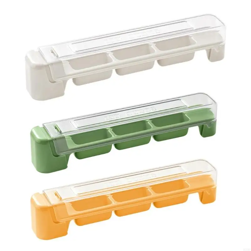 2 piezas Cubos flexible fabricante cubitos bandeja forma rectangular cubitos moldes hx6c