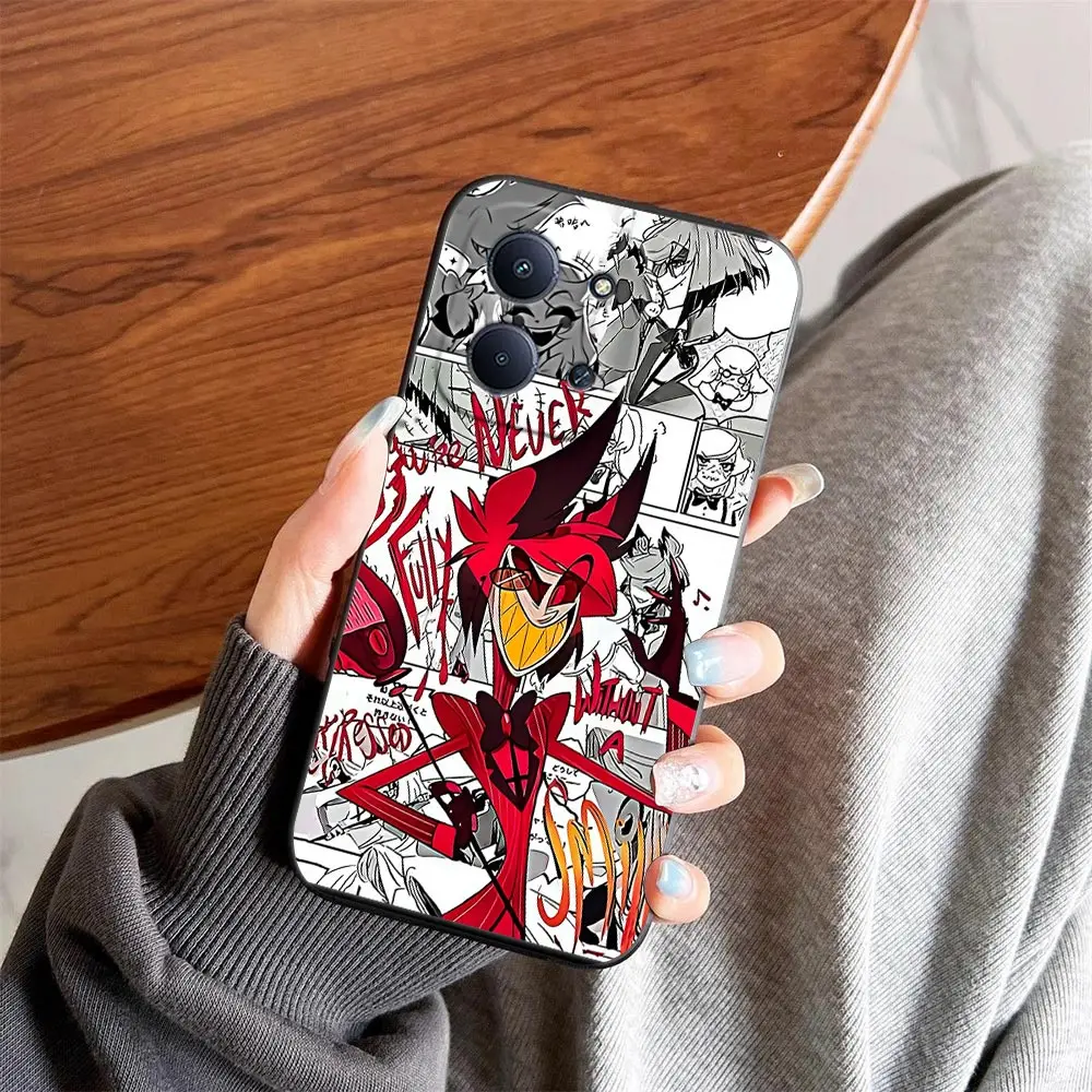 A-Alastor H-Hazbin Hotel AD Cover Phone Case For Redmi A1 A2 A3 A5 A7 15 15C 14C 13C 13 12C 12 10 10C 9T 9C 9A 9 8 K60 K30 Shell