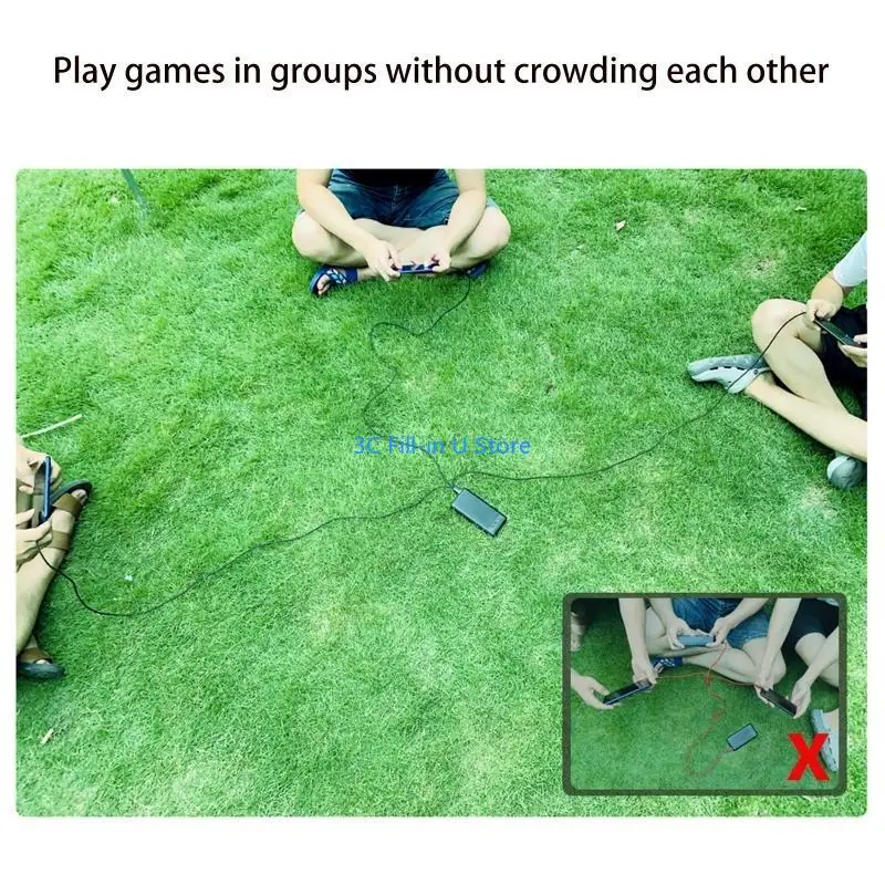 G8TA 3 في 1 شحنة متعددة سلك USB C إلى USB C المزدوج موصل USB موصل سريع الشحن لأقراص الهواتف المحمولة والمزيد