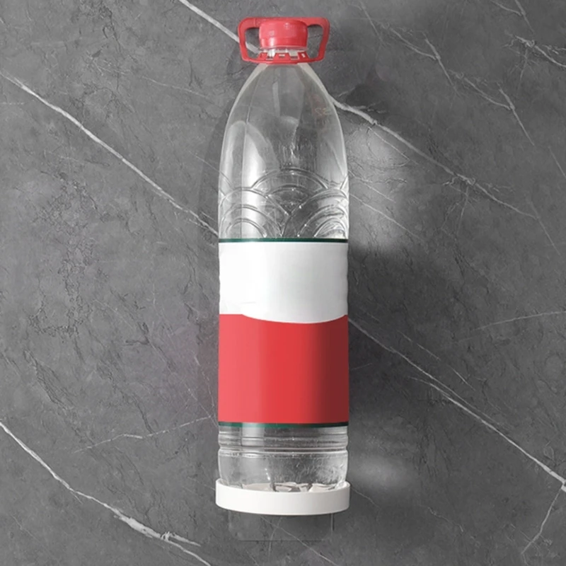 Rak Sabun Terpasang Dinding Rak Penyimpanan Kamar Mandi Tempat Botol Aromaterapi Bulat