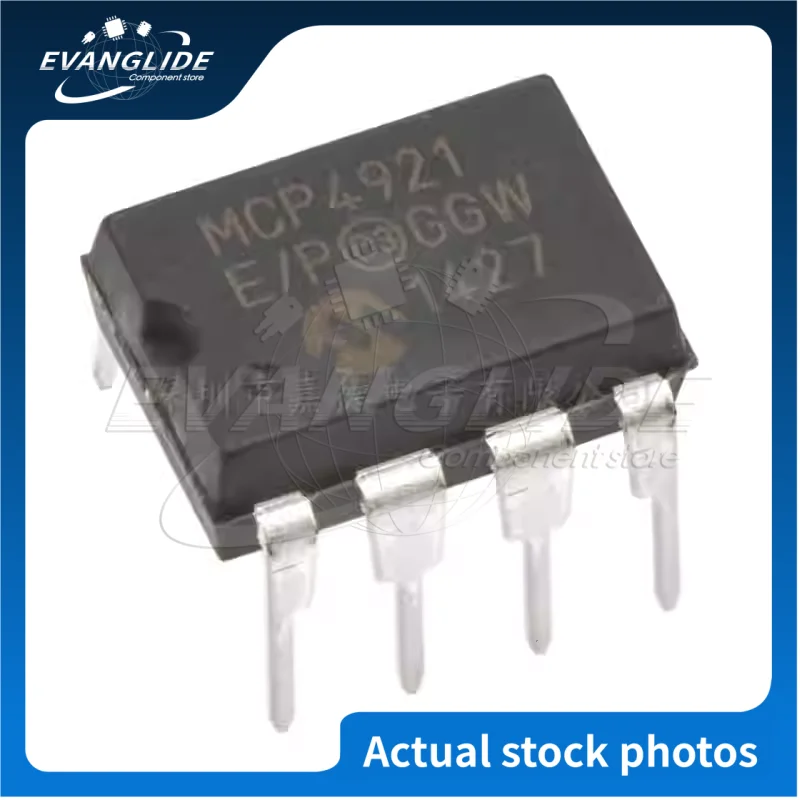 2 PCS/LOT 100% Original & New MCP4921-E /P MCP4921-E/P DIP8 ADC CHIP In Stock Wholesale