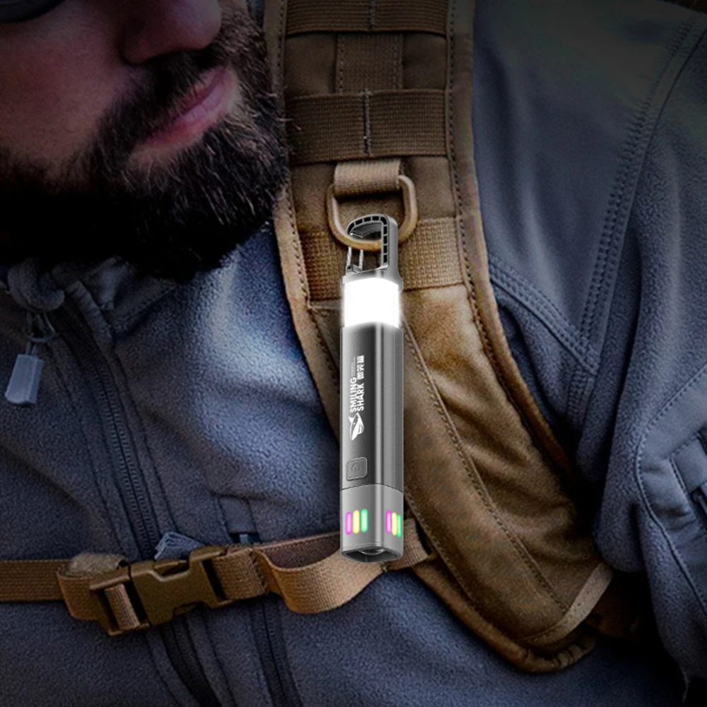 Torcia XPE + COB LED ad alta luminosità Torcia esterna ricaricabile USB Torcia zoomabile per pesca escursionistica all'aperto