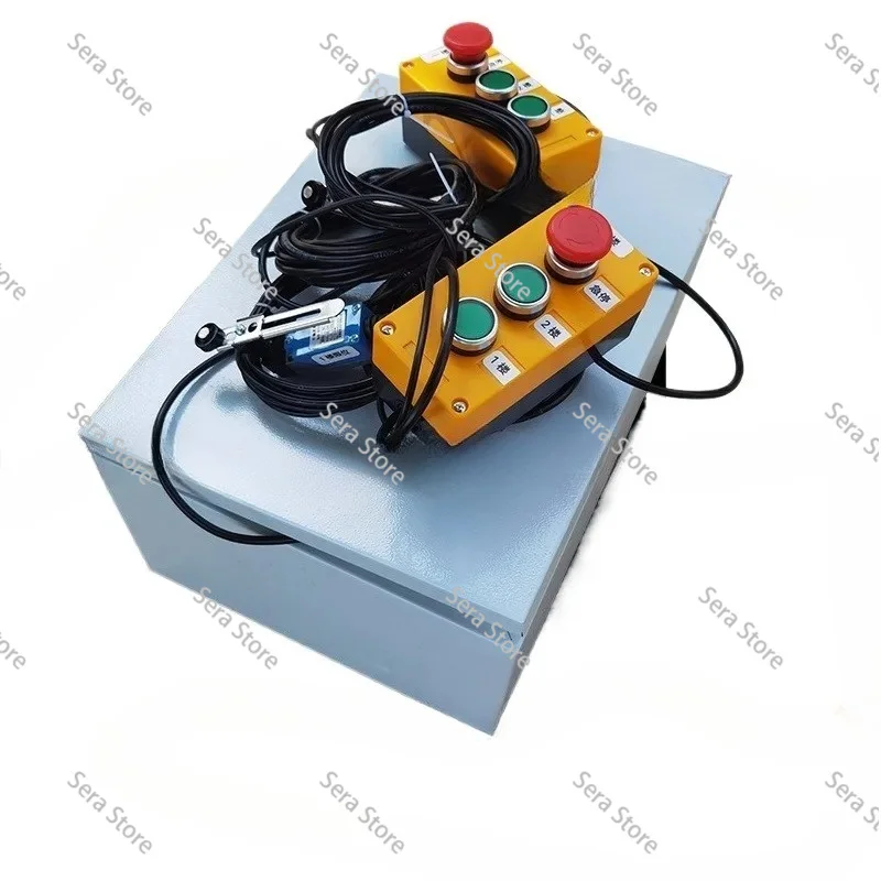 Simple two-layer electric hoist hoist cargo elevator lift vegetable delivery hydraulic freight elevator controller box