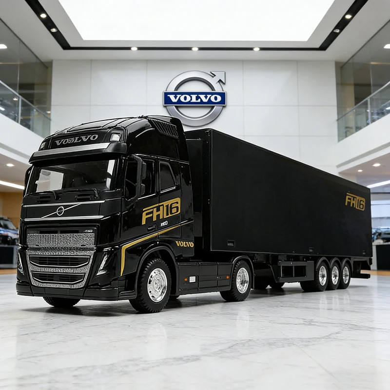

Масштабная модель грузовика Volvo FH16 Globetrotter 750 XXL 1:43, литая под давлением, из сплава, для детей
