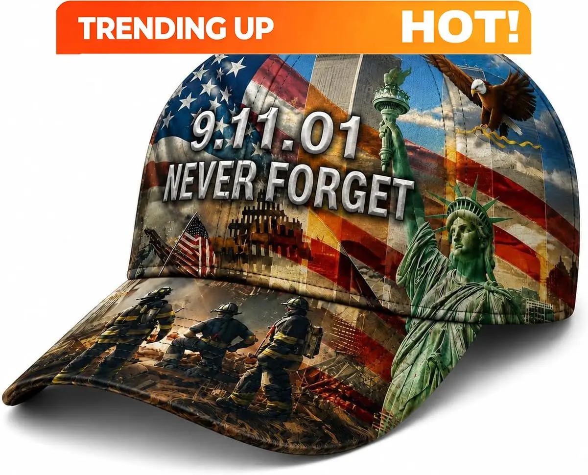 Customization Customization 9.11 Never Forget 25th Anniversary Baseball Cap, 2001-2026 Memorial Hat | Distressed Patriotic Cap