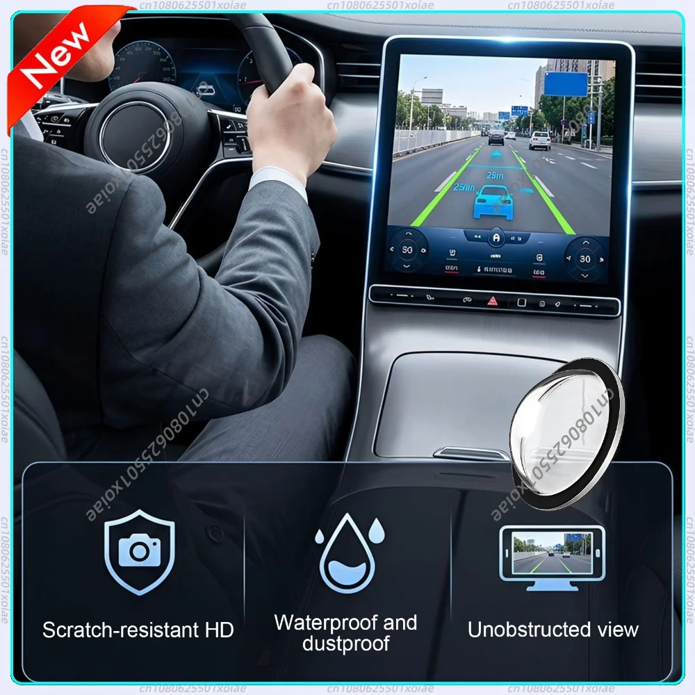Car Camera Lens Protector Acrylic High Definition Side Camera Cover Anti Scratch Waterproof for Tesla Model Y Universal Fit